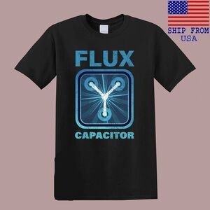 Back To The Future Flux Capacitor Time Travel Movie Fan T-Shirt